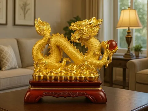 Đặt tượng rồng đúng vị trí, đúng hướng: Kích hoạt tài lộc, công danh, gia đạo