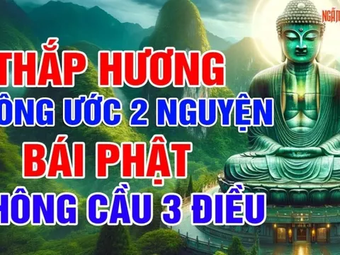 Người xưa dặn: "Thắp hương không ước 2 nguyện, bái Phật không cầu 3 điều”, là điều gì?