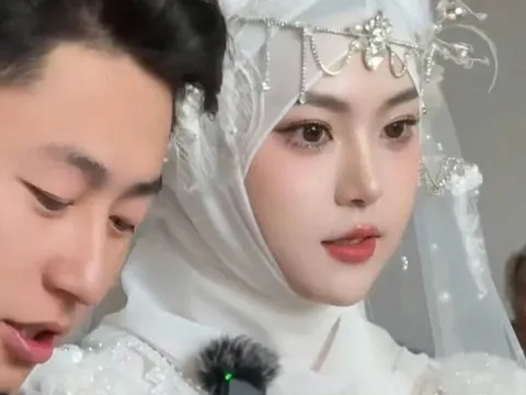 Đám cưới gây sốt vì cô dâu đẹp đến mức bị nghi là AI, chú rể phải khóa MXH gấp vì một lý do