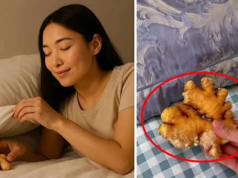 Đặt 1 nhánh gừng dưới gối khi ngủ, sáng ra thấy ngay tác dụng quý, bạn đã thử chưa?