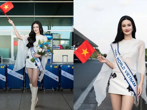Hoa hậu Ý Nhi mang hơn 160 kg hành lý đến Ấn Độ thi Miss World