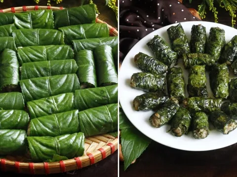Dùng loại lá này để cuốn chả, thơm ngon hơn cả lá lốt, tốt cho xương khớp