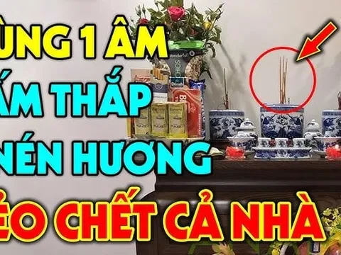 Khi thắp hương nên chọn 1, 3 hay 5 cây nhang mới đúng: Tưởng đơn giản 10 nhà 9 nhà làm sai