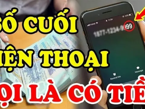 Cộng dãy số trên Sim điện thoại lại: Nếu bằng số này, chúc mừng bạn vô cùng may mắn, tiền vào như nước