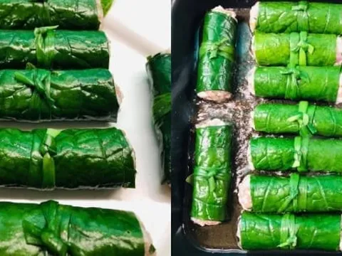 Cuốn chả lá lốt: Làm thêm bước này 10 cái như 1 xanh mướt, nhìn là muốn ăn ngay
