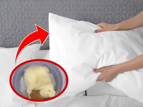 Gối dùng lâu ngày vàng ố: Đây là mẹo giặt trắng tinh như mới, không cần nước tẩy