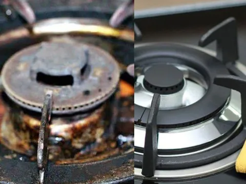 6 mẹo làm sạch bếp gas rỉ sét chỉ dùng nguyên liệu có trong bếp, bếp sáng bóng lại tiết kiệm