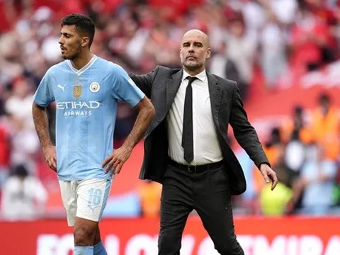 Pep Guardiola không mạo hiểm với Rodri trước chung kết FA Cup