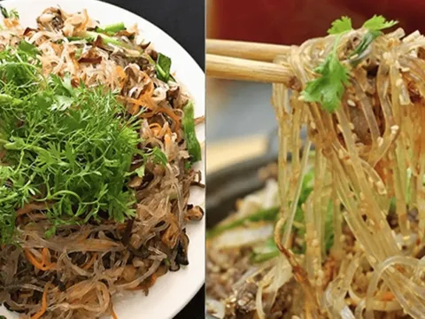 Làm miến xào kiểu này, miến vừa dai vừa giòn, không bao giờ dính cục vào nhau