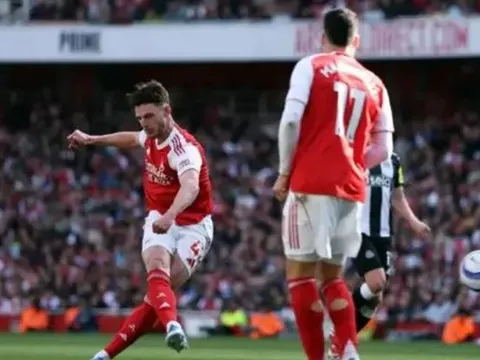 Chấm điểm Arsenal 1-0 Newcastle: Tuyến giữa thăng hoa; Khác biệt Declan Rice