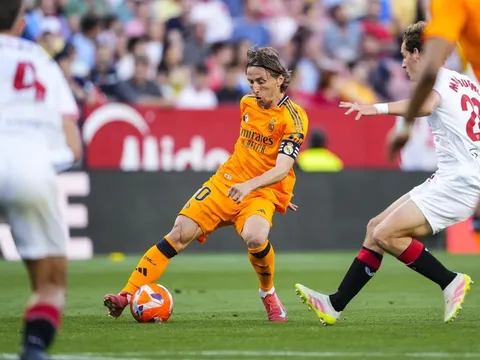 Luka Modric xuất sắc trước Sevilla: Liệu đây có phải trận áp chót của anh tại Real?