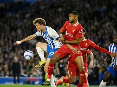 Brighton 3-2 Liverpool: Szoboszlai lập siêu phẩm; The Kop vẫn thua ngược