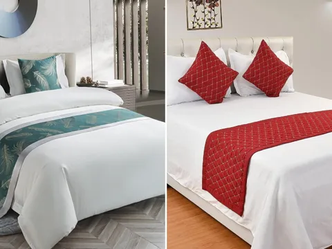 Vì sao khách sạn hay trải một tấm vải ở ngang giường? 3 công dụng đặc biệt ít người biết