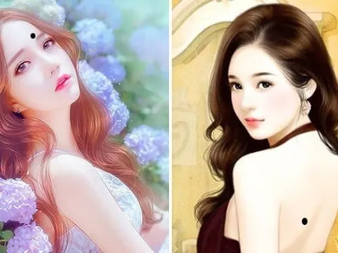 4 nốt ruồi tựa hố chôn tiền: Ai có được 1/4 nửa đời sau chẳng lo tiền bạc