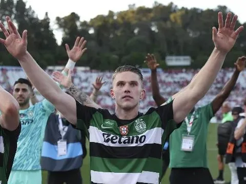Gyokeres gỡ hòa phút cuối, Sporting thắng Benfica để giành cú đúp danh hiệu