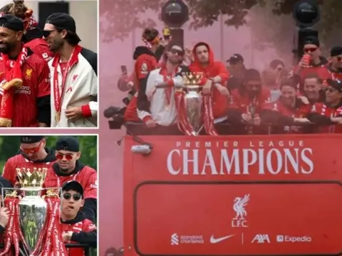 CĐV tràn xuống đường tham dự lễ rước cúp hoành tráng của Liverpool