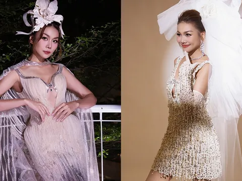 Làm veddette 2 show trong 1 đêm, Thanh Hằng biến hóa ấn tượng