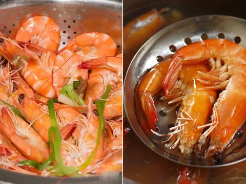 Luộc tôm muốn thịt ngọt, không tanh nên dùng nước nóng hay nước lạnh?