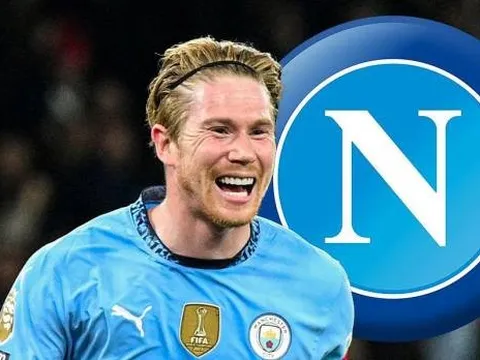 Chủ tịch Napoli xác nhận ký hợp đồng với De Bruyne