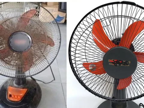 Làm sạch quạt điện không tháo khung, bụi bẩn lâu ngày cũng sạch