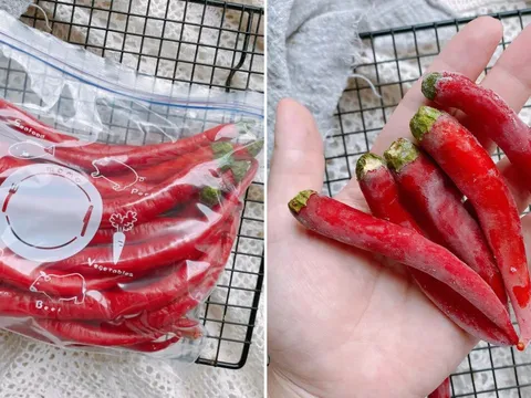 Mẹo bảo quản ớt 6 tháng không hỏng