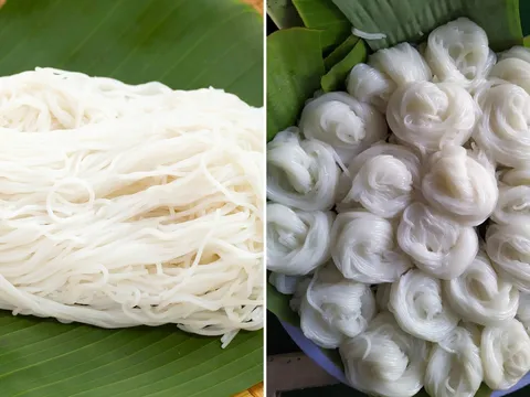 Mua bún hãy nhìn vào điểm này, biết loại nào là bún sạch, loại nào nhiễm hóa chất