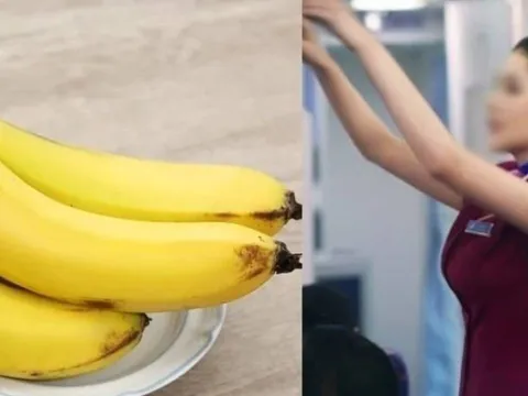 Tại sao tiếp viên hàng không thường mang theo một quả chuối khi lên máy bay? Họ ăn hay có mục đích gì khác?