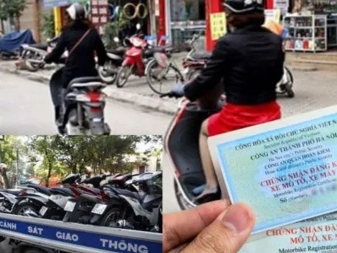 Kể từ tháng 5/2025: Không có đăng ký xe máy vừa bị phạt tiền, vừa tịch thu xe có đúng không?