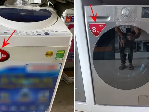 Máy giặt ghi 7kg, 8kg, 10kg là khối lượng quần áo khô hay ướt? Ý nghĩa thật của con số này, ít người biết