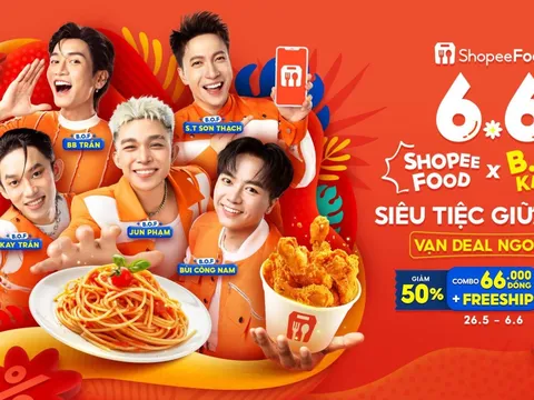 Tháng 6 rực nắng ngập tràn deal “rực lửa” tại Siêu tiệc giữa năm của ShopeeFood