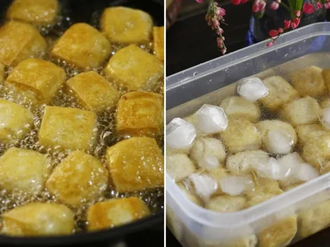 Đậu rán xong ngâm ngay vào nước đá: Mẹo tạo ra món ăn thơm ngon đặc biệt, không phải ai cũng biết