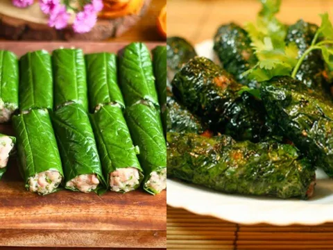 Mẹo rán Chả Lá Lốt giữ màu xanh, thịt thơm ngon