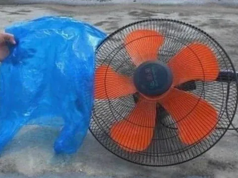 Mẹo vệ sinh quạt không cần tháo lồng, chỉ với túi nilon – Phụ nữ cũng làm gọn trong 5 phút