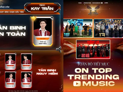Hơn 5,23 triệu lượt vote cho các thí sinh Tân Binh Toàn Năng, lộ diện top 3 tân binh an toàn