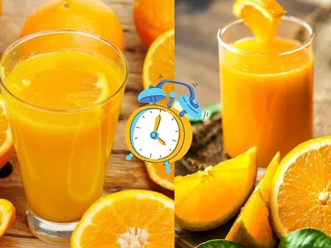 3 thời điểm không nên uống nước cam vì biến chúng từ thực phẩm vàng thành độc hại