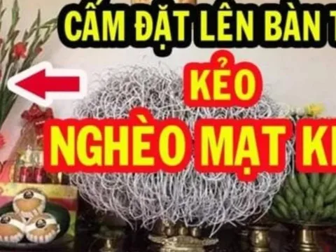 3 vật đại kỵ trên bàn thờ khiến gia chủ nghèo mạt kiếp – nhiều nhà vẫn mắc phải