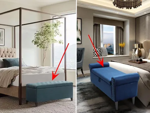 4 công dụng của chiếc ghế đặt ở cuối giường khách sạn
