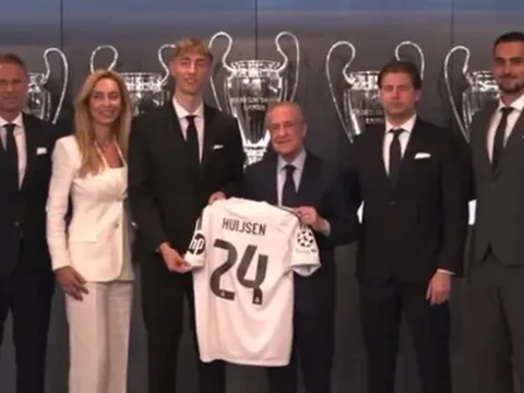 Dean Huijsen chính thức ra mắt Real Madrid