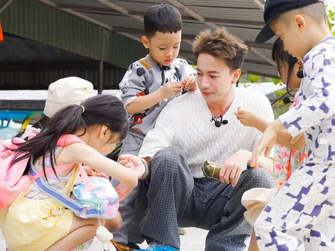 S.T Sơn Thạch “xây xẩm mặt mày” lần đầu làm bố cho 5 đứa trẻ