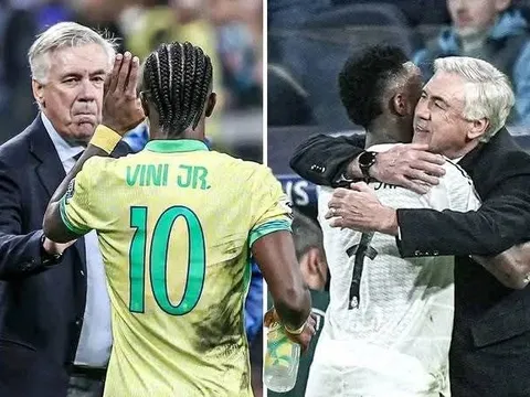 Sự chuyển giao mượt mà giữa Carlo Ancelotti và Vinicius Junior