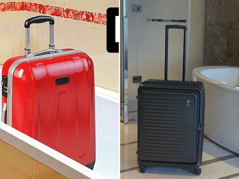Lý do người thông minh luôn đặt vali trong nhà tắm ngay khi nhận phòng khách sạn