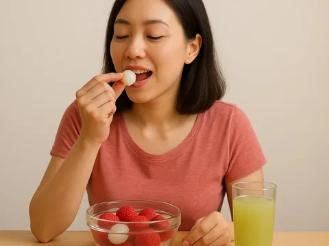 Vải thiều: Bí quyết tận hưởng trái ngọt mùa hè mà không lo nóng trong người