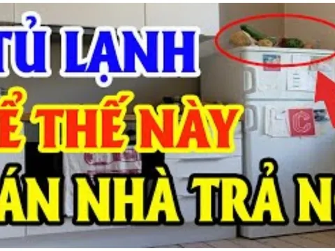 Cứ tiện tay đặt 3 thứ này trên nóc tủ lạnh bảo sao gia chủ làm quần quật cả năm vẫn nghèo
