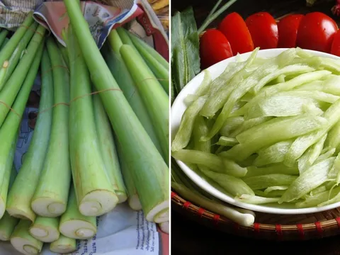 Ngâm dọc mùng trong loại nước này, ăn không bị ngứa, nấu chín vẫn giòn ngon