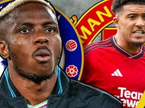MU có thể "gán" Sancho để đổi lấy Osimhen