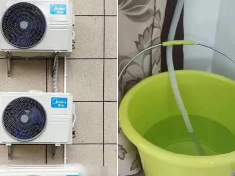 Giữ lại nước thải điều hòa, giải quyết 4 vấn đề trong nhà, giúp tiết kiệm nhiều tiền