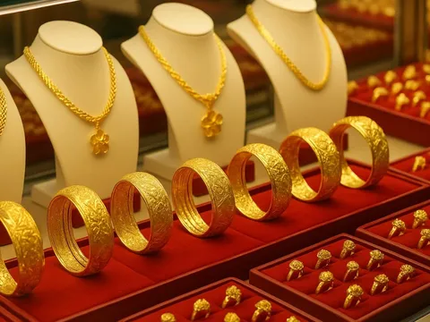 Bảng giá vàng 9999 24K 18K SJC DOJI PNJ hôm nay 19/6/2025