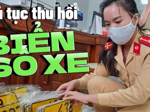 Từ nay đến hết tháng 12/2028: Có 8 trường hợp sẽ bị thu hồi biển số xe, ai cũng nên chú ý