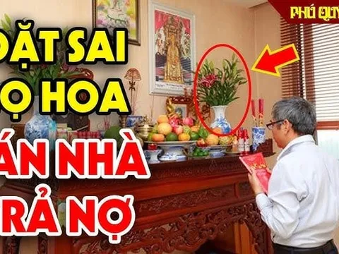 4 loại hoa đặt trên bàn thờ Lộc Tài đi hết, ngày Rằm mồng một chớ dại mua về