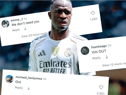Làn sóng CĐV phũ phàng kêu gọi Real 'bán tống bán tháo' Vinicius